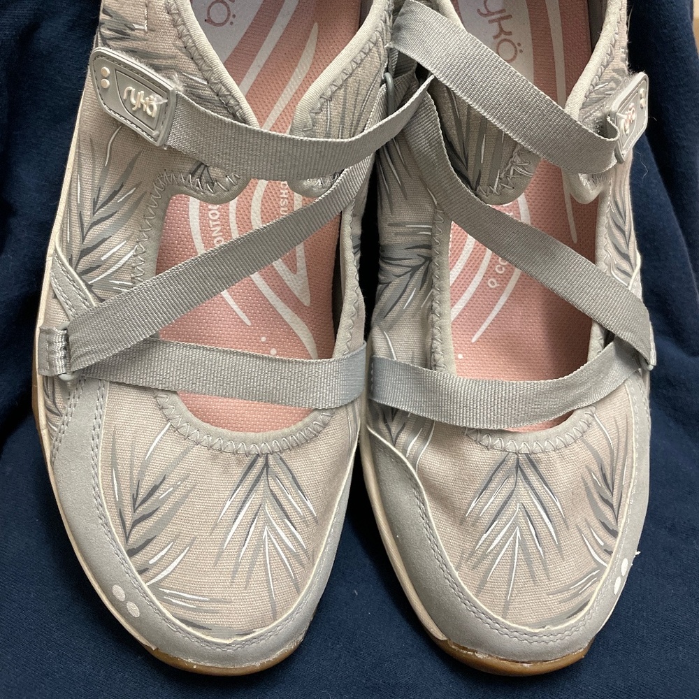 ryka adjustable mesh mary jane sneakers